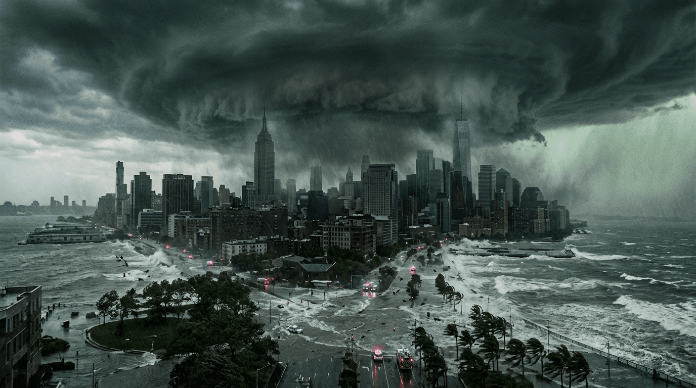 What happens to my portfolio if a Category 5 hurricane makes direct landfall on New York City?