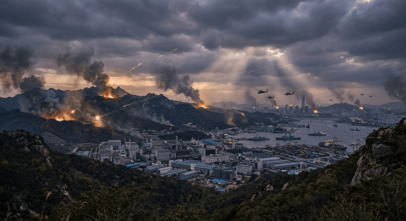 What happens to my portfolio if North Korea launches a sudden attack against South Korea?